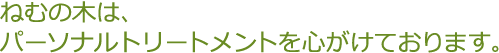 �˂ނ̖؂́A�p�[�\�i���g���[�g�����g��S�����Ă���܂��B